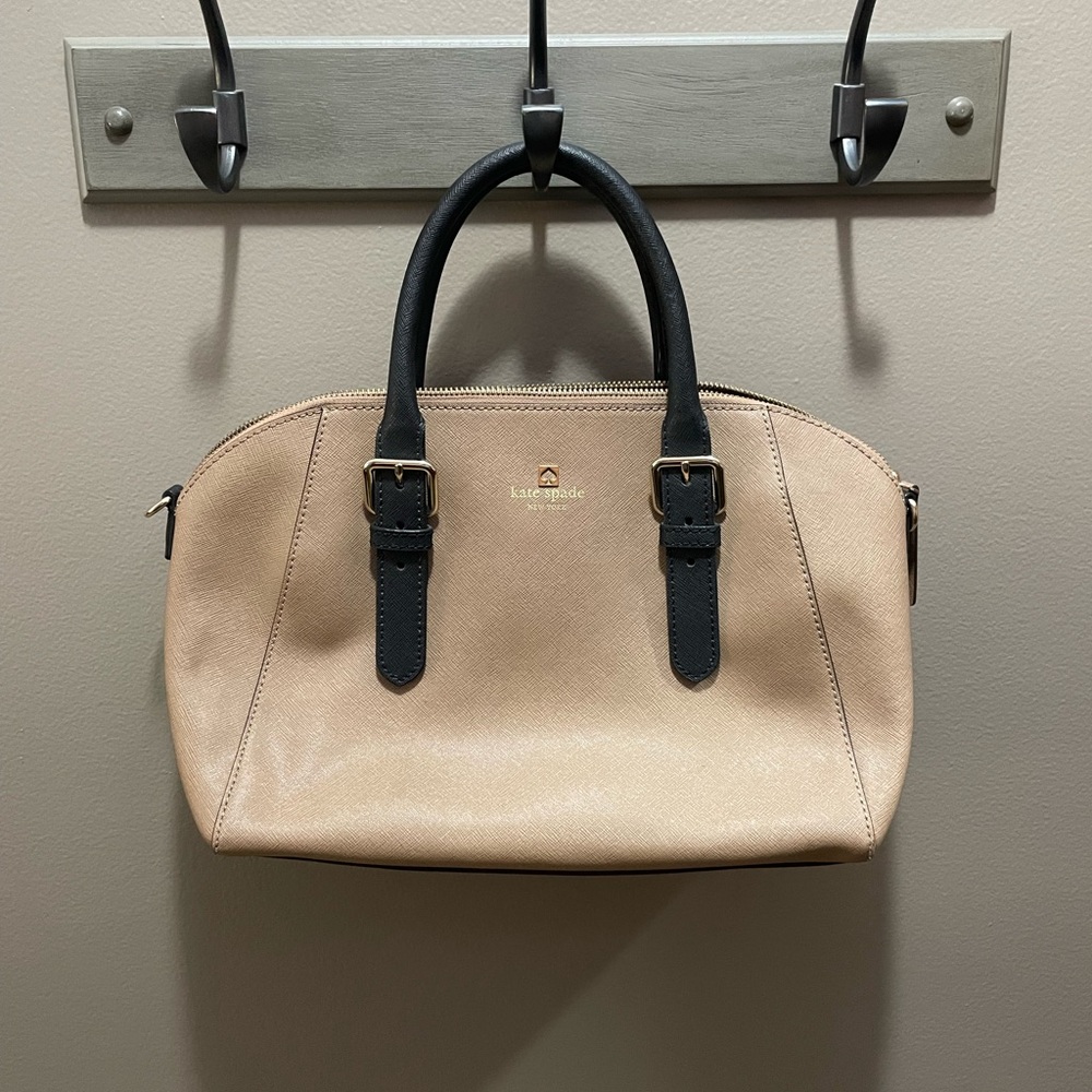 Kate Spade Beige and Black Women's Bag